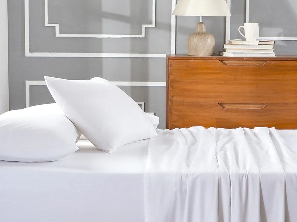 100% Cotton Percale 200TC Flat Sheet: product photo