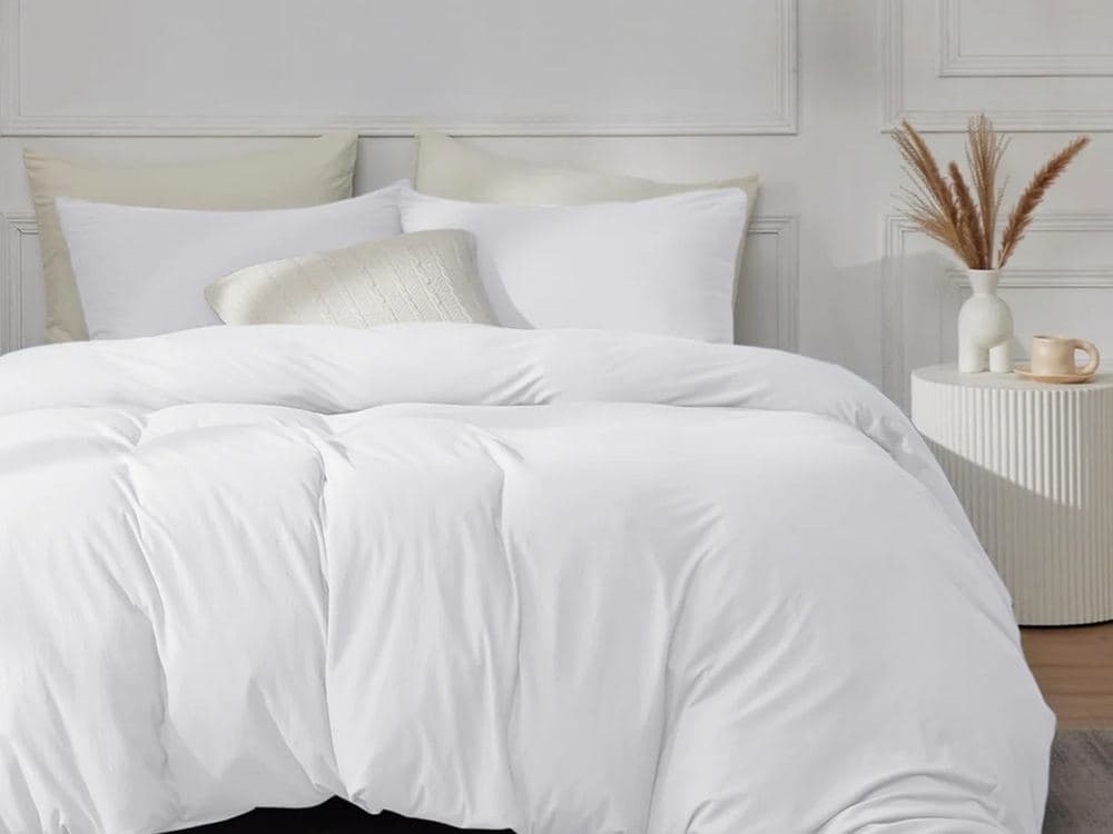 100% Cotton Percale 200TC Classic Duvet Cover Set: product photo