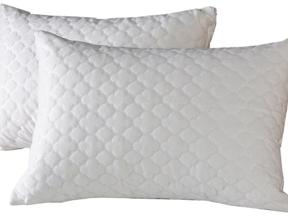 Luxury Waterproof Quilted Pillow Protector – Set of 2: product photo